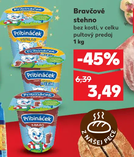 Pribináček smotanový krém