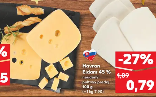 Havran Eidam 45% neúdený