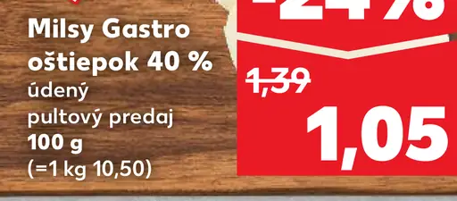 Milsy Gastro oštiepok 40 %