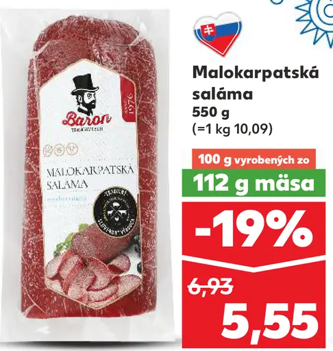 Baron malokarpatská saláma