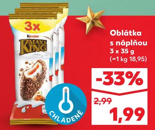 King oblátka s náplňou