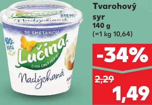 Lučina krémová zrejúca Nadýchaná