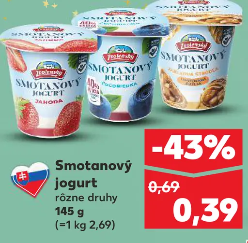 Smotanový jogurt