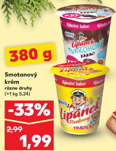 Lipánek Smotanový krém