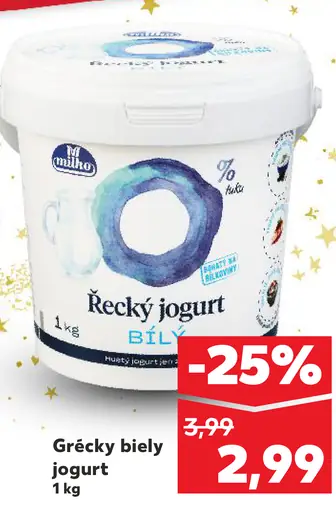 Milko Grécky jogurt biely