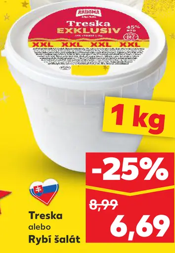 Treska alebo rybí šalát