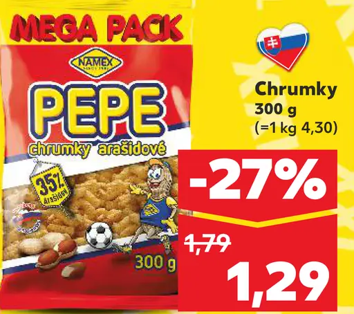 Pepe chrumky arašidové