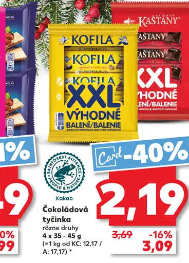 Kofila čokoládová tyčinka