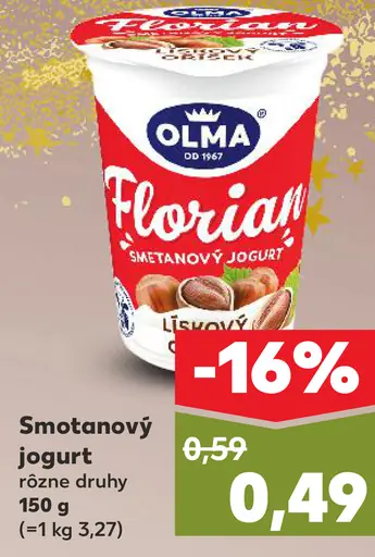 Olma Florian smotanový jogurt