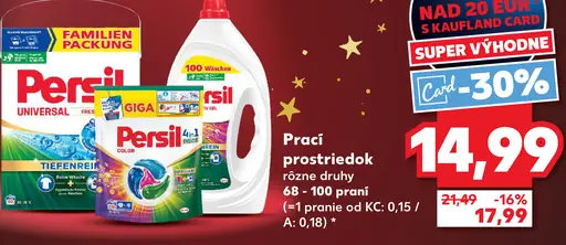 Persil prací prostriedok