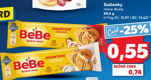 BeBe Dobré ráno Jogurtové sušienky