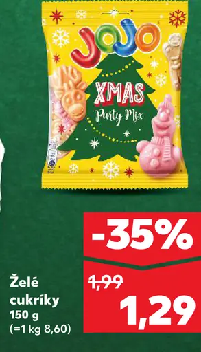 Jojo Xmas želé cukríky