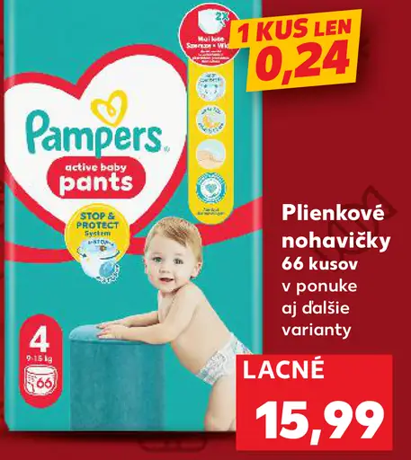 Pampers plienkové nohavičky