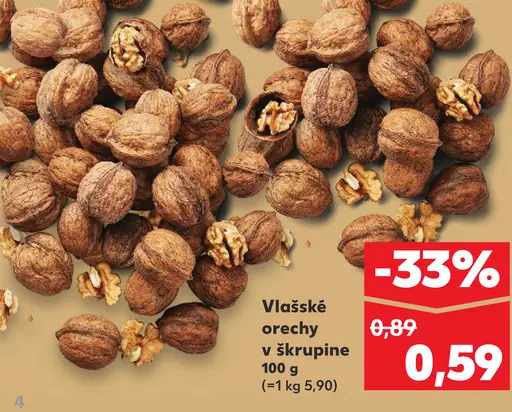 Vlašské orechy v škrupine