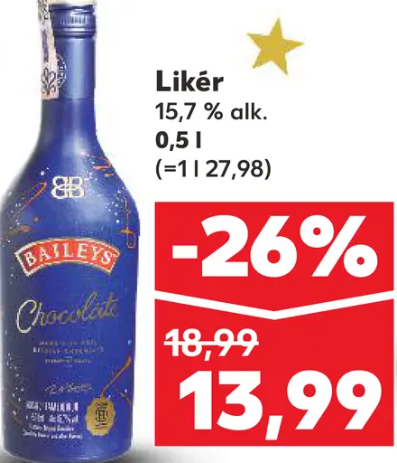 Baileys Likér Chocolat Luxe