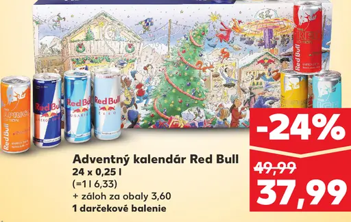 Red Bull adventný kalendár