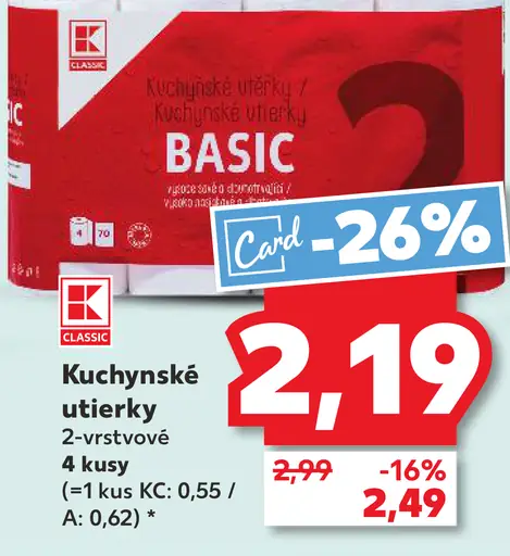 K-Classic Kuchynské utierky