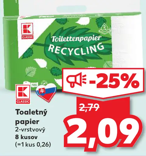 K-Classic Toaletný papier