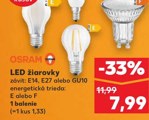 Osram LED žiarovky