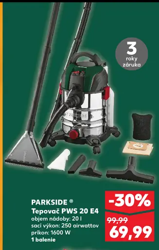 Parkside Tepovač PWS 20 E4