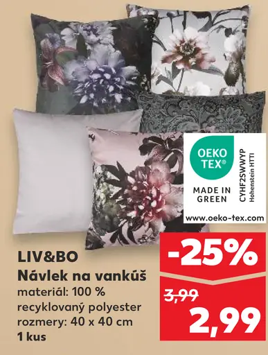 LIV&BO Obliečka na vankúš