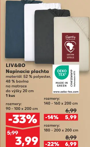 LIV&BO Napínacia plachta