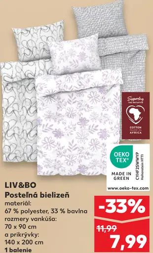 LIV&BO Posteľná bielizeň