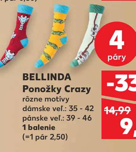 Bellinda Ponožky Crazy