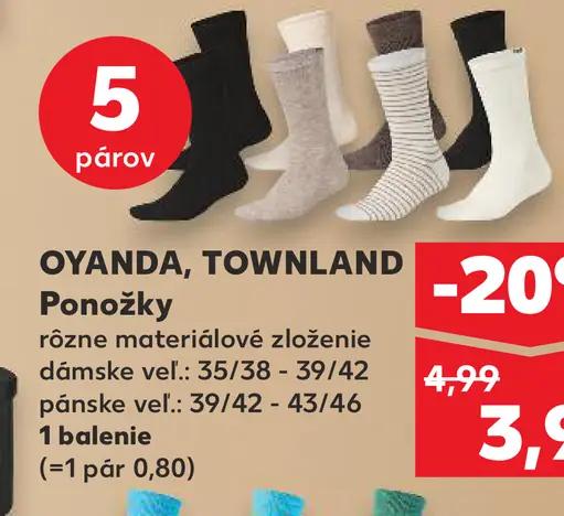 Oyanda, Townland Ponožky