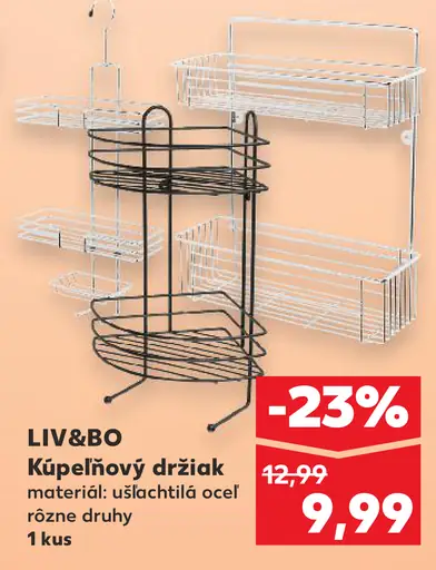 LIV&BO Kúpeľňový držiak