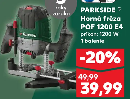 PARKSIDE Horná fréza POF 1200 E4