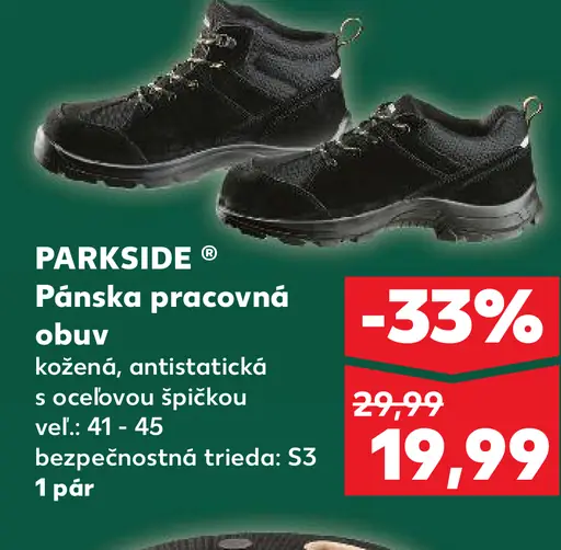 Parkside Pánska pracovná obuv