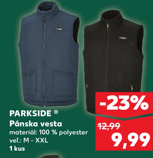 Parkside Pánska vesta