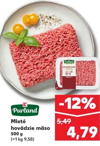 Mleté hovädzie mäso