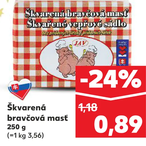 A-Company Škvarená bravčová masť