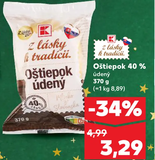 Liptov Ťažká Tradícia Oštiepok 40% údený