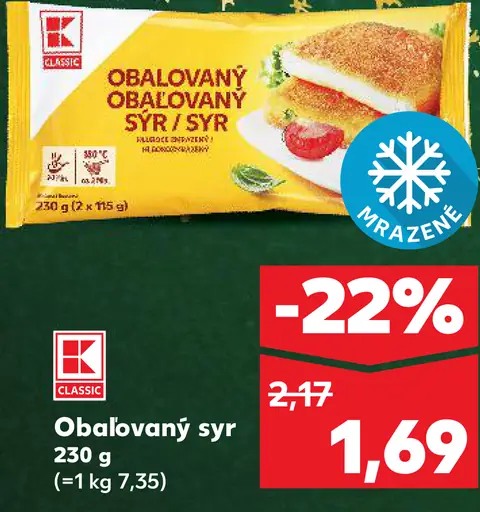 K-Classic Tavený syr