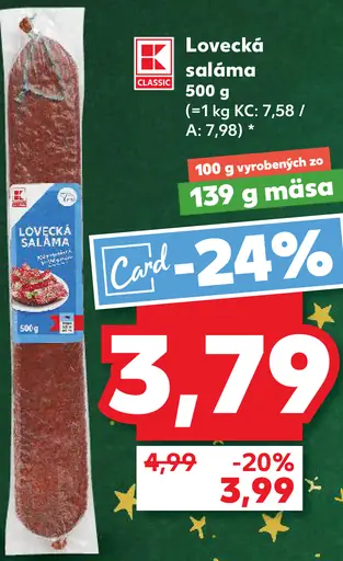 K-Classic Lovecká saláma