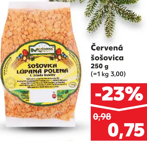 Natur Farm Červená šošovica