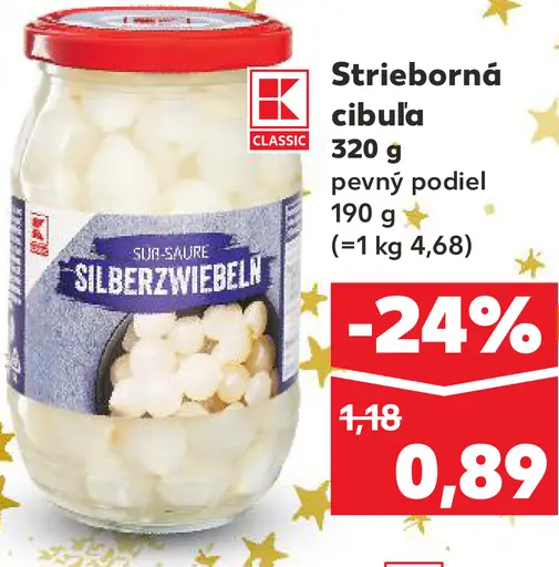K-Classic Strieborná cibuľa