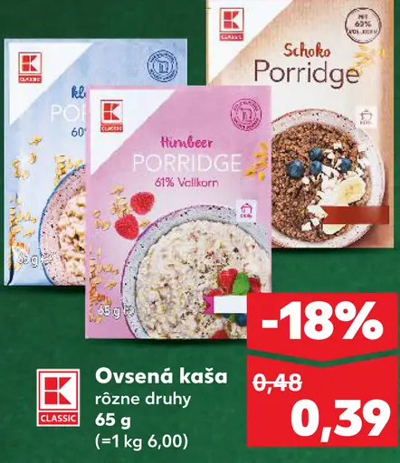 K-Classic Ovsená kaša