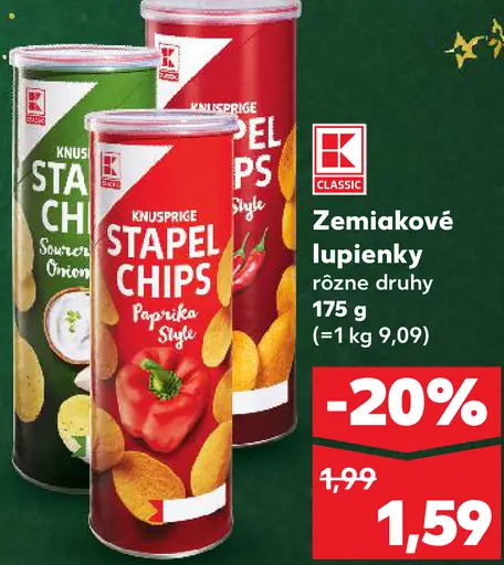 K-Classic Zemiakové lupienky