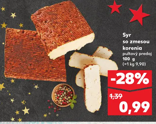 Syr so zmesou korenia