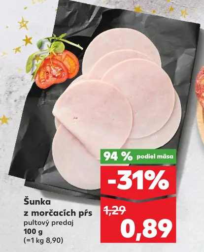 Šunka z morčacích pŕs