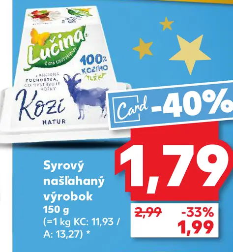 Lučina Svěží syrový výrobok