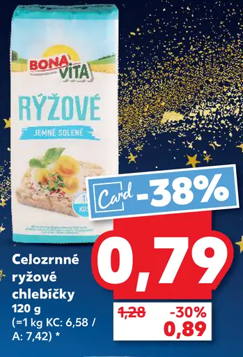 Bonavita celozrnné ryžové chlebíčky