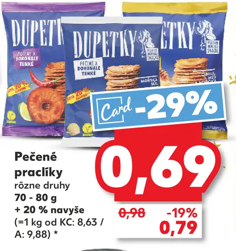 Dipetky Pečené praclíky