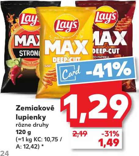 Lay's zemiakové lupienky