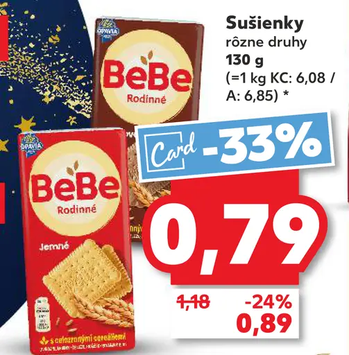 BeBe Rodinné sušienky