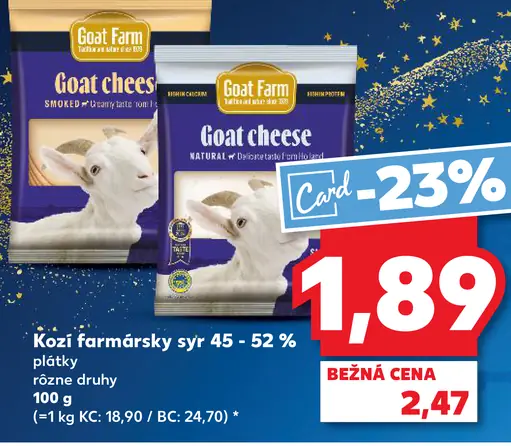 Goat Farm Kozí farmársky syr